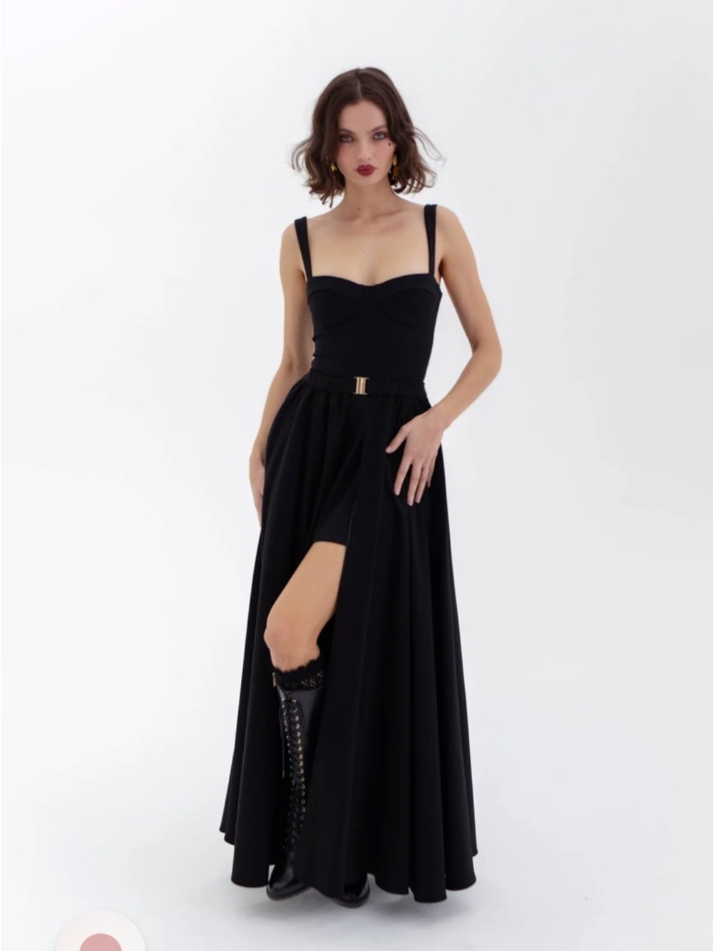 Selkie two piece black dress/ skirt